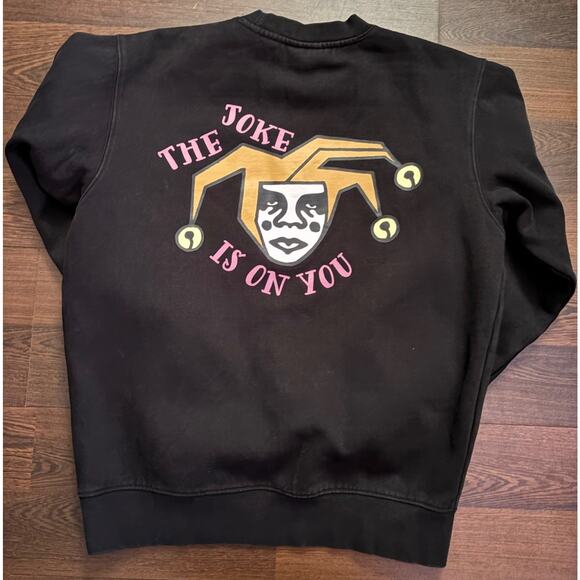 Obey Other - OBEY SWEATSHIRT “THE JOKES ON YOU” Y2K SKATER MENS SZ S